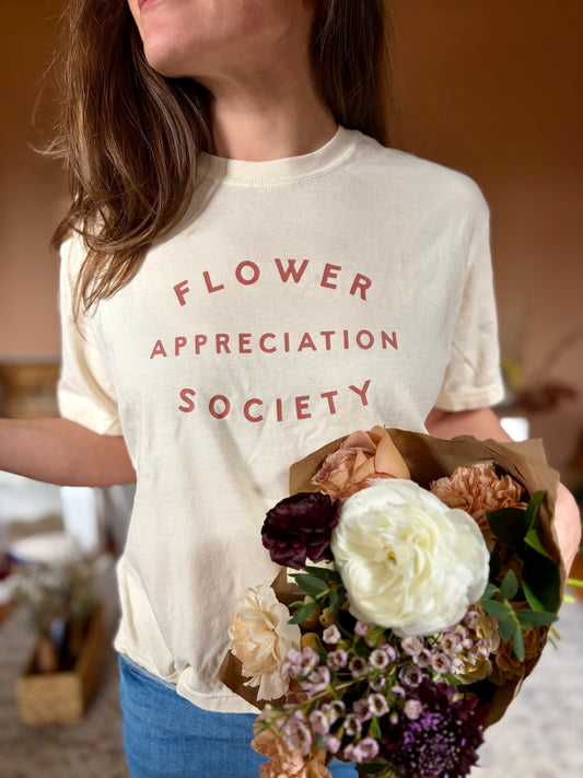 Flower Appreciation Society Boxy Tee